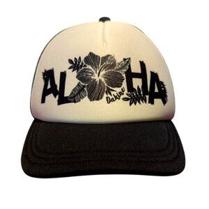 Dakine Aloha Hawaii Hat Snapback Trucker Mesh Hat Unisex Hibiscus Flower